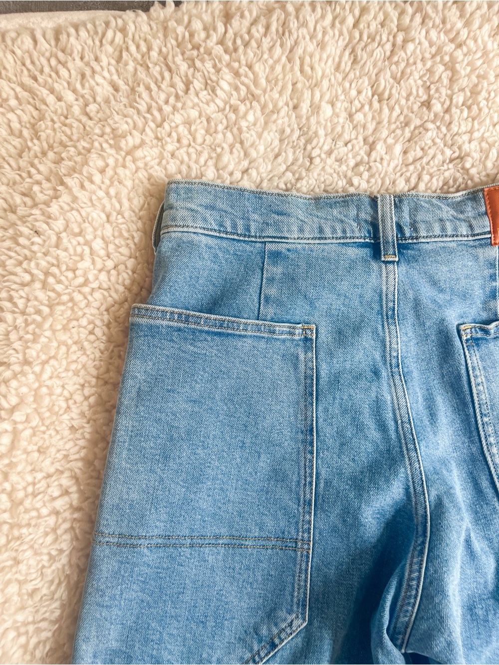 Everlane Gardener Barrel Leg Light Blue Women’s Jeans Size 26 NWT - Picture 7 of 9